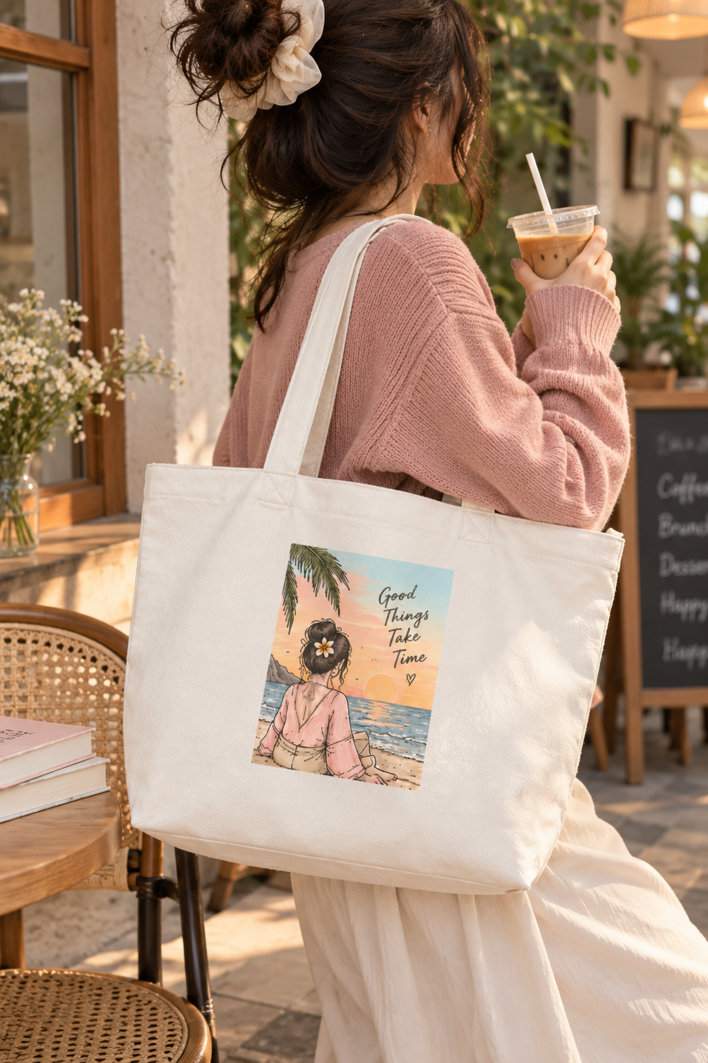 Good Days Large Tote Bag