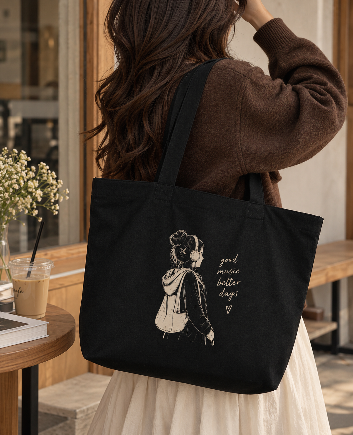Good music Large Tote Bag