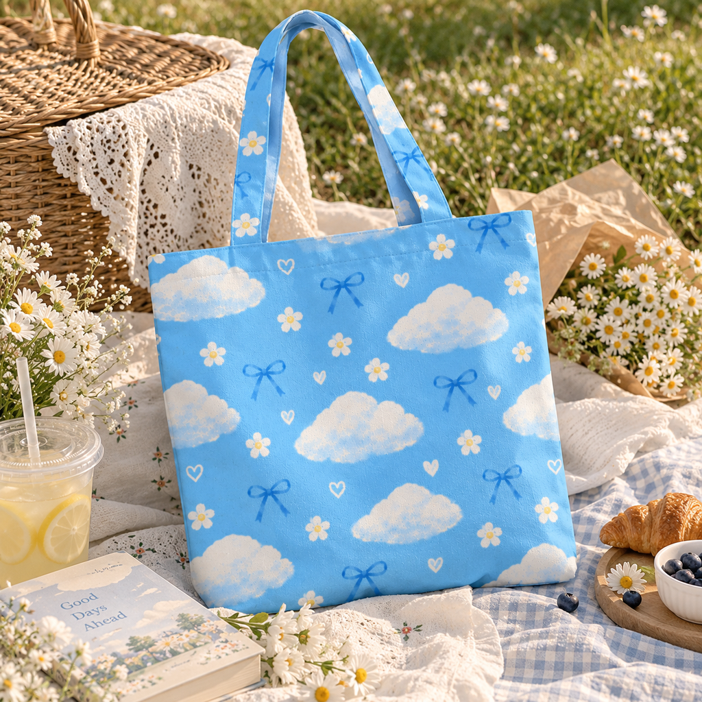 Cloudy Large Totebag
