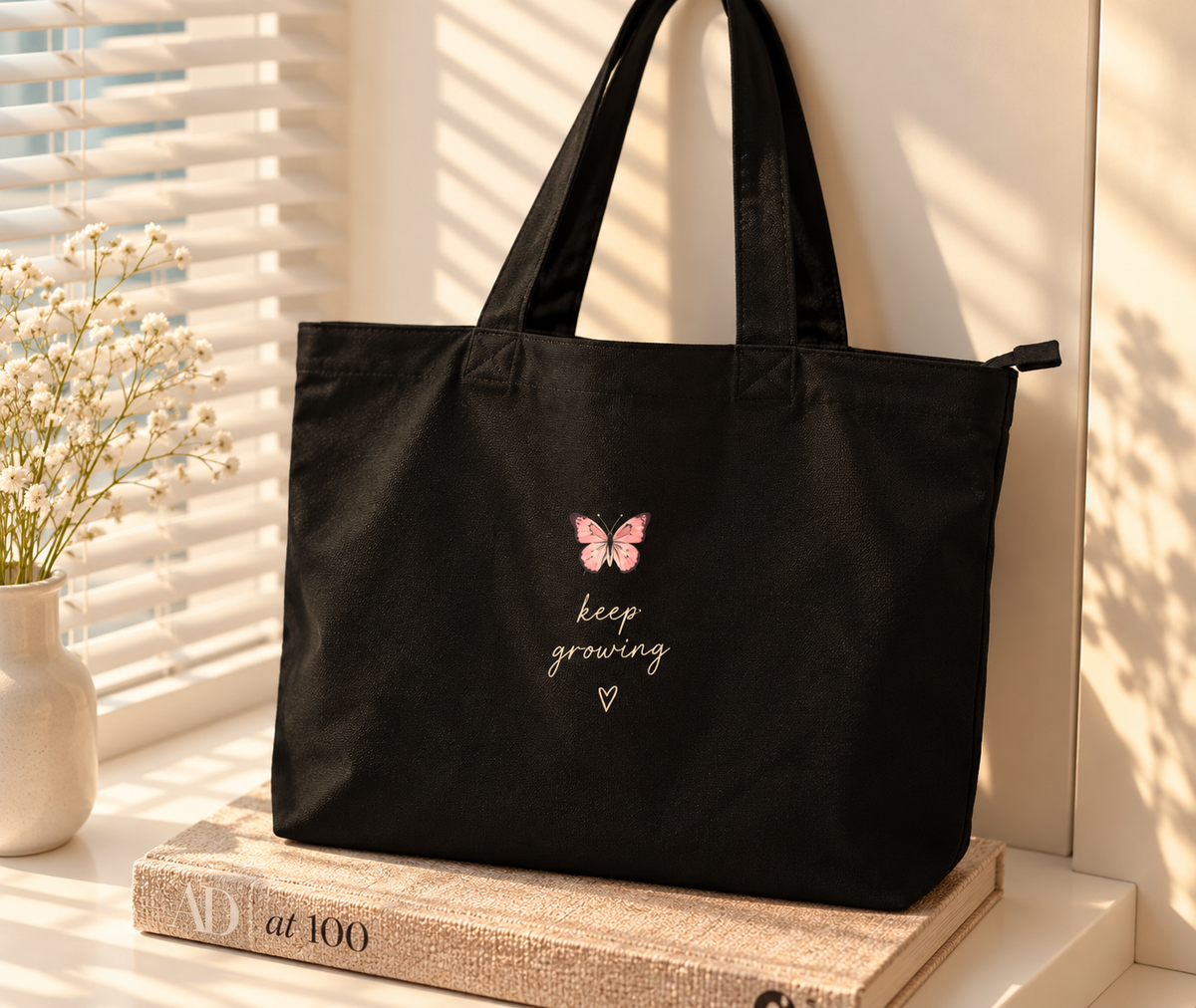 Cat Large Tote Bag