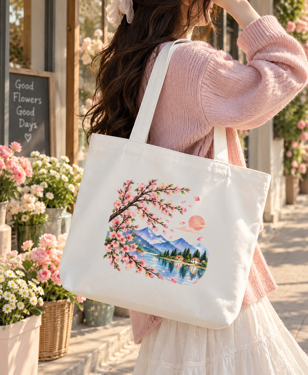 Blossom Large Tote Bag