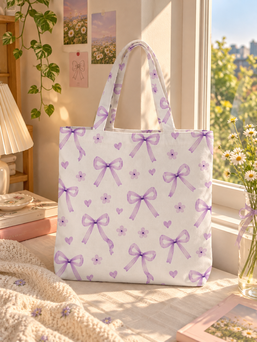 Lavender Large Totebag